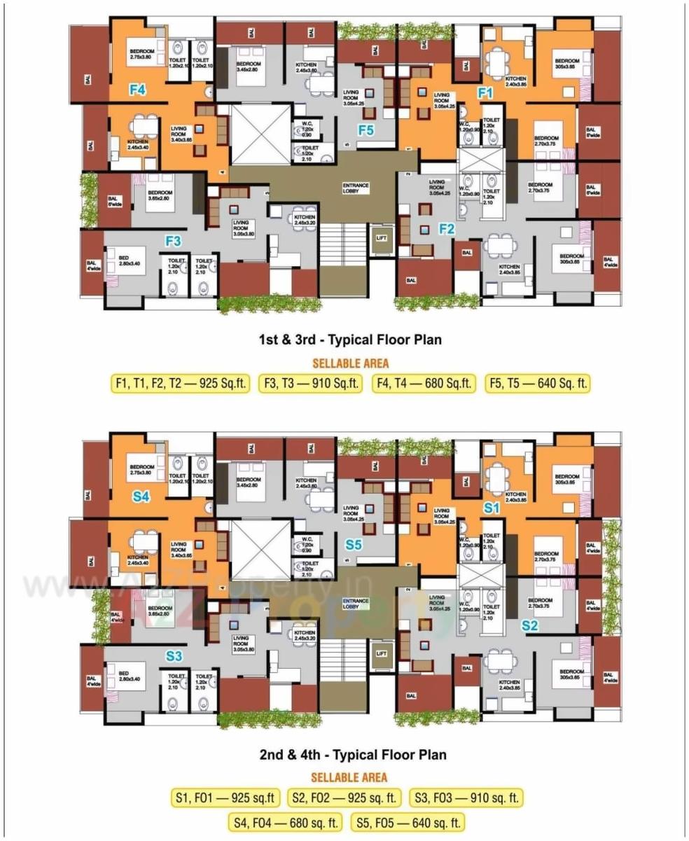 Layout of real estate project Shri Siddhivinayak Pride located at Kolhapur-m-corp, Kolhapur, Maharashtra