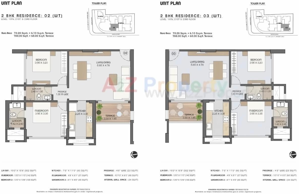 Layout of real estate project Aangan located at Gnorth400016, MumbaiCity, Maharashtra