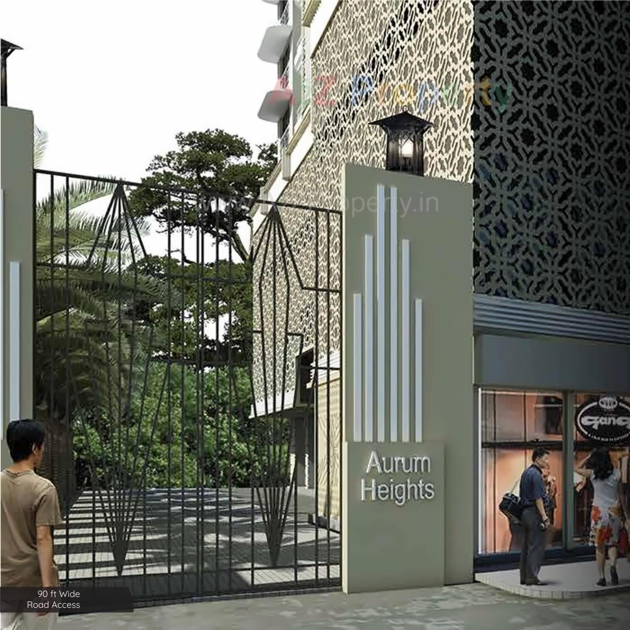 3D Elevation of real estate project Aurum Heights located at E400011, MumbaiCity, Maharashtra