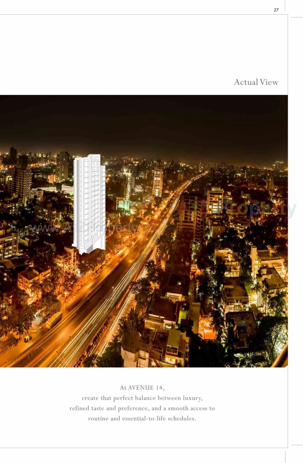 3D Elevation of real estate project Avenue located at Fnorth400014, MumbaiCity, Maharashtra