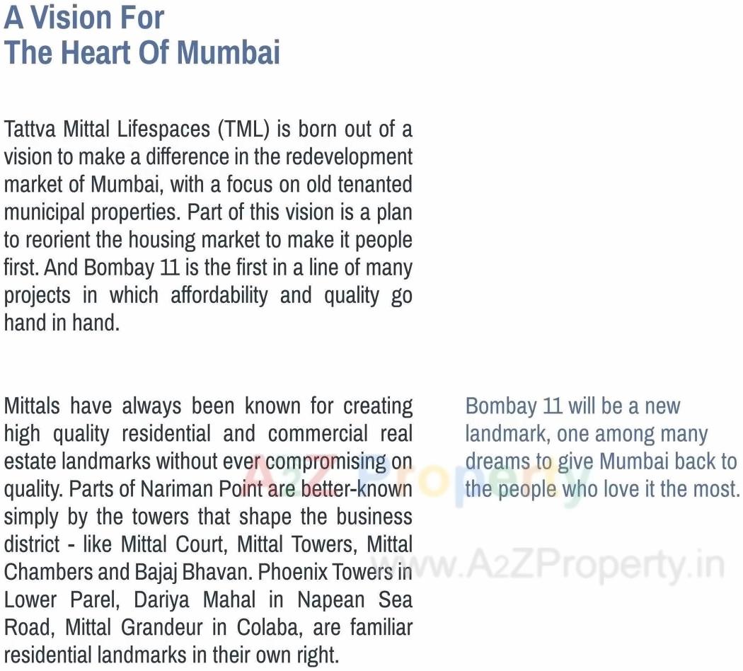  of real estate project Bombay Xi located at E400011, MumbaiCity, Maharashtra