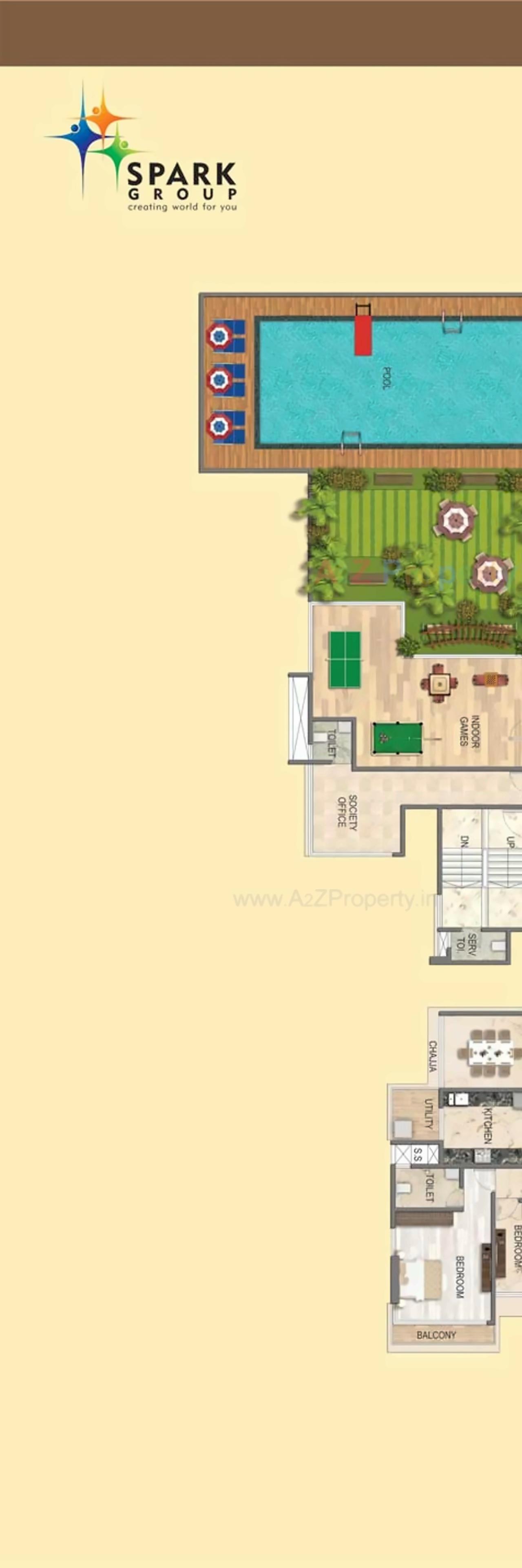 Layout of real estate project Desai Harmony located at Mumbai-city, MumbaiCity, Maharashtra