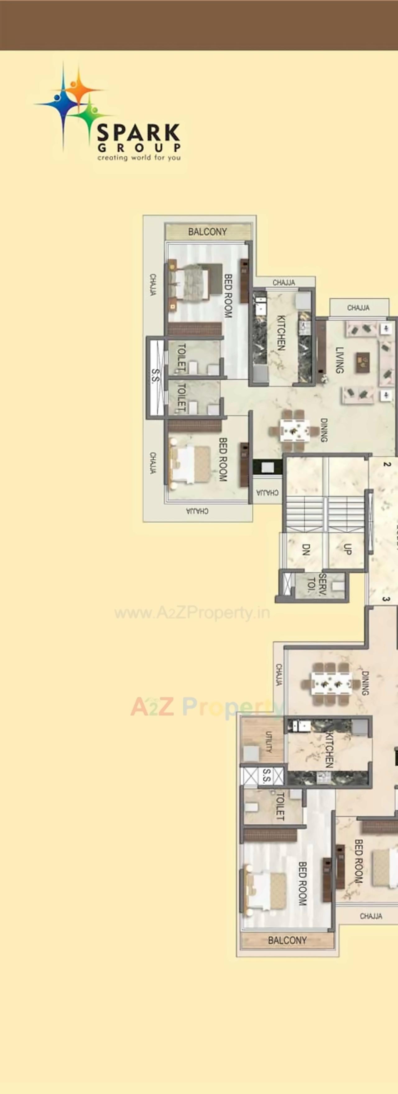 Layout of real estate project Desai Harmony located at Mumbai-city, MumbaiCity, Maharashtra