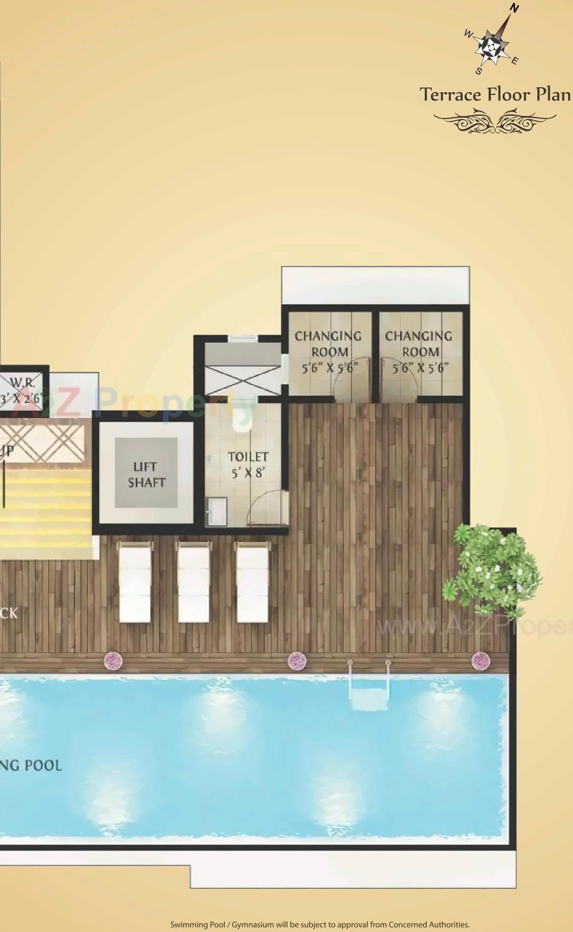 Layout of real estate project Elanza located at Gsouth400025, MumbaiCity, Maharashtra