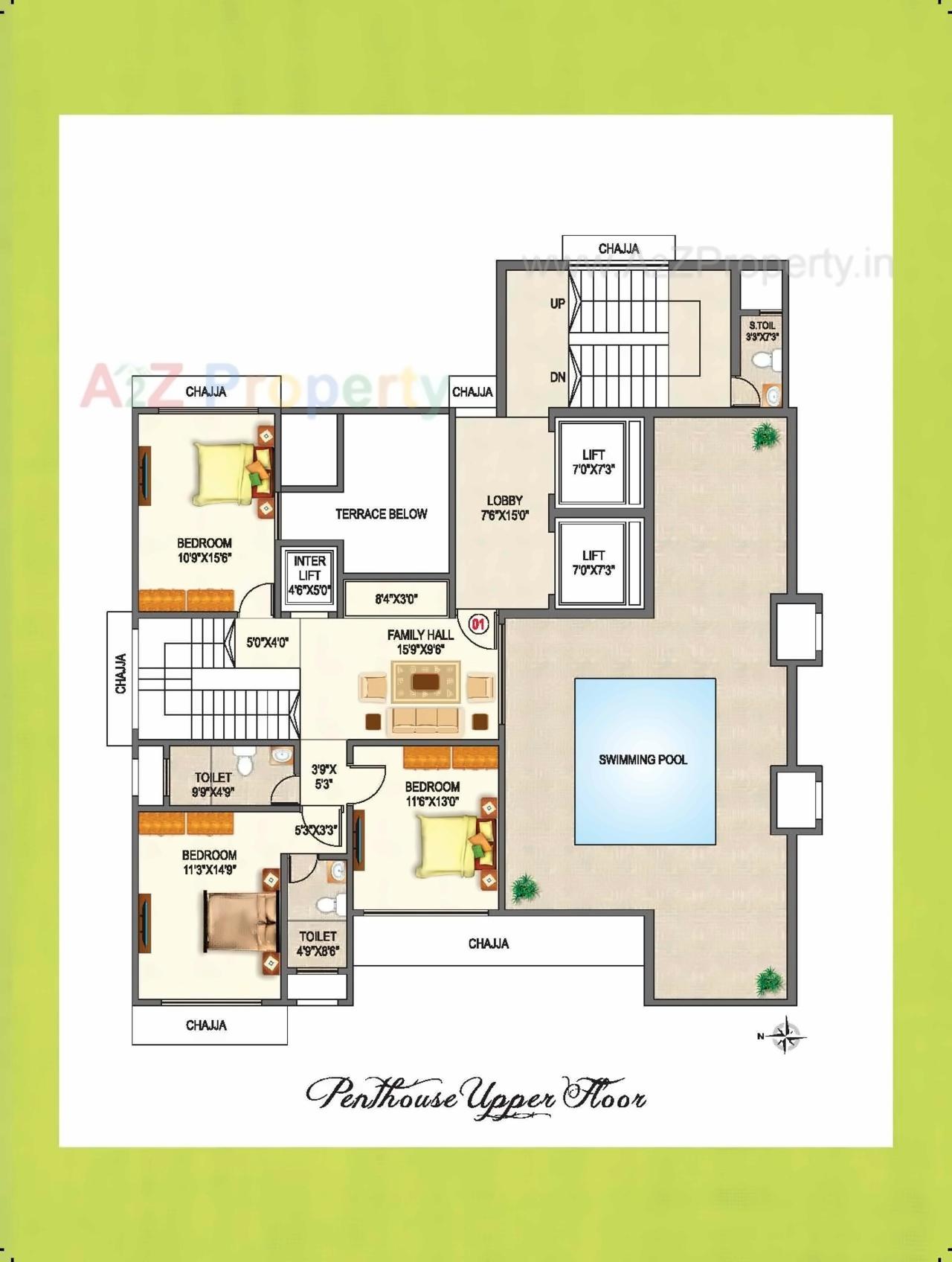 Layout of real estate project Fortune Mignas located at E400008, MumbaiCity, Maharashtra