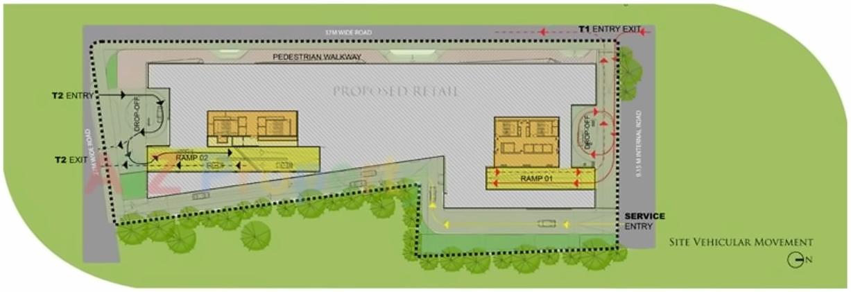 Layout of real estate project Grove Towers located at Fnorth400014, MumbaiCity, Maharashtra
