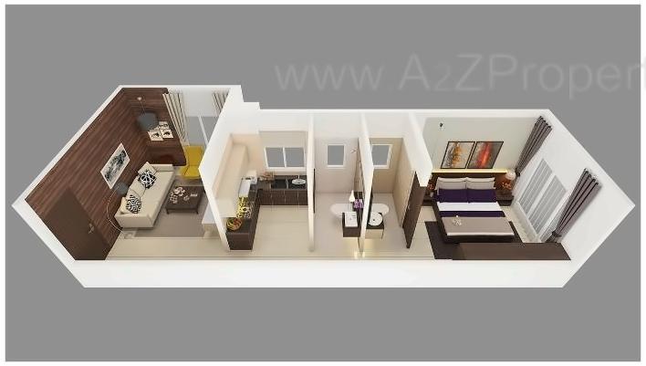Layout of real estate project Horizon located at Gnorth400016, MumbaiCity, Maharashtra