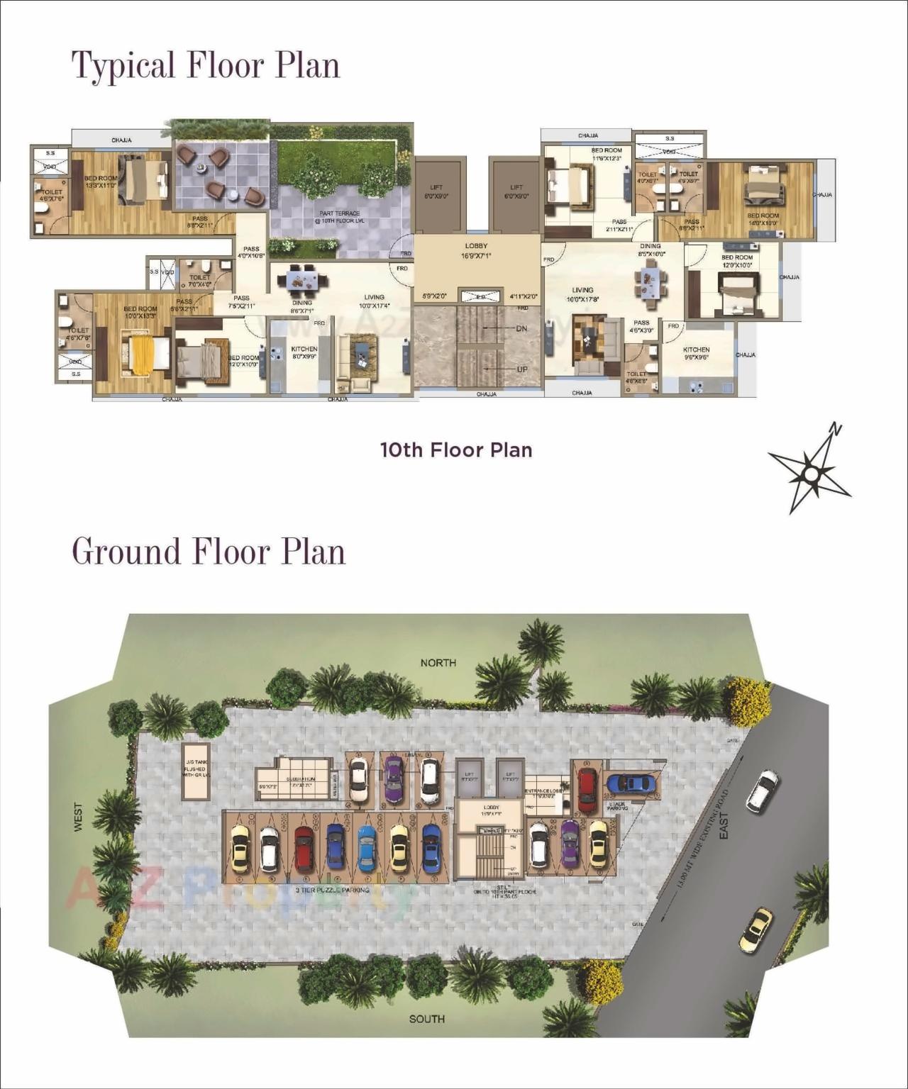 Layout of real estate project Imperia Homes located at Mumbai-city, MumbaiCity, Maharashtra