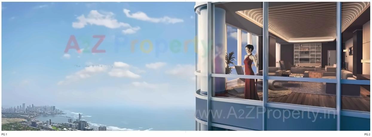 3D Elevation of real estate project Indiabulls Blu Tower located at Gsouth400013, MumbaiCity, Maharashtra