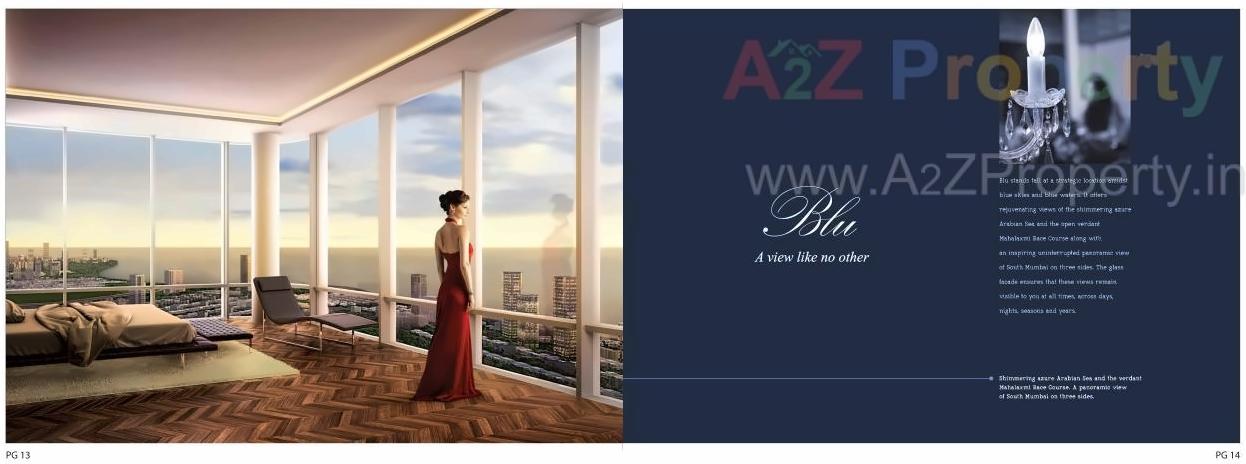 3D Elevation of real estate project Indiabulls Blu Tower located at Gsouth400013, MumbaiCity, Maharashtra