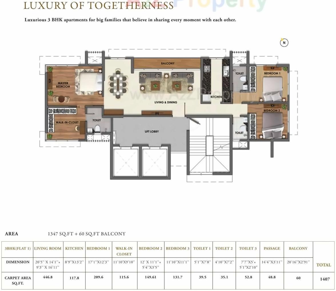 Layout of real estate project Mahalaxmi located at Fnorth400014, MumbaiCity, Maharashtra