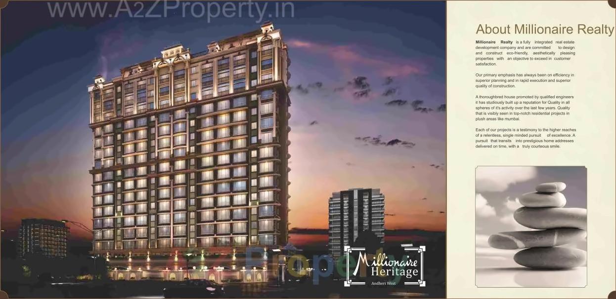 3D Elevation of real estate project Millionaire Heritage located at Mumbai-city, MumbaiCity, Maharashtra