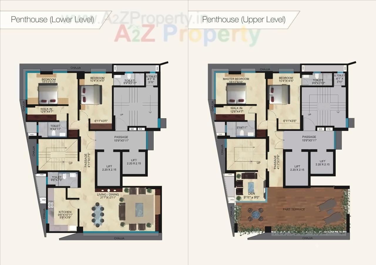 Layout of real estate project Mittal Aristo located at Fsouth400012, MumbaiCity, Maharashtra