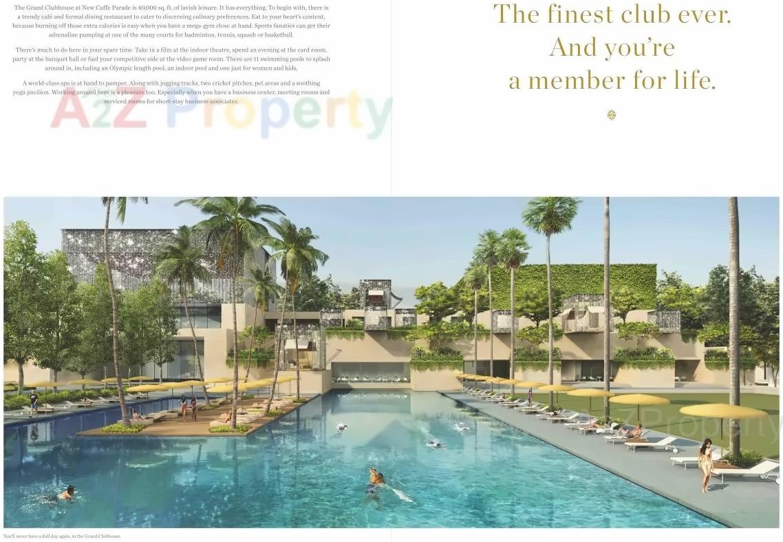 3D Elevation of real estate project New Cuffe Parade   Lodha Enchante 41st To 43rd Floor located at Fnorth400022, MumbaiCity, Maharashtra