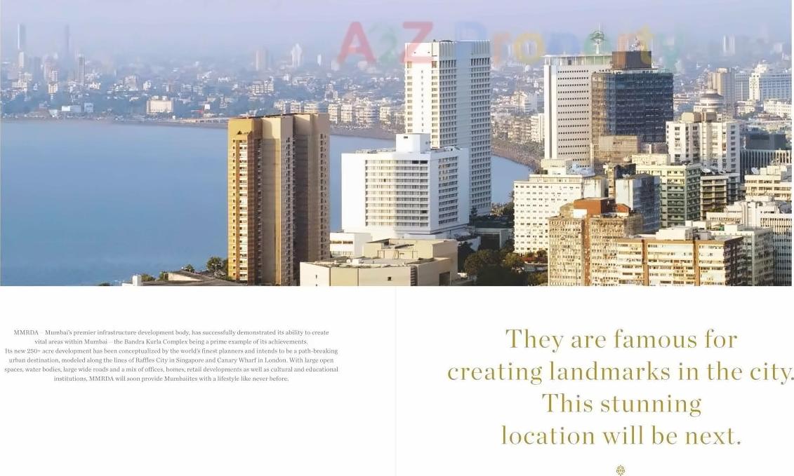 3D Elevation of real estate project New Cuffe Parade   Lodha Enchante 41st To 43rd Floor located at Fnorth400022, MumbaiCity, Maharashtra