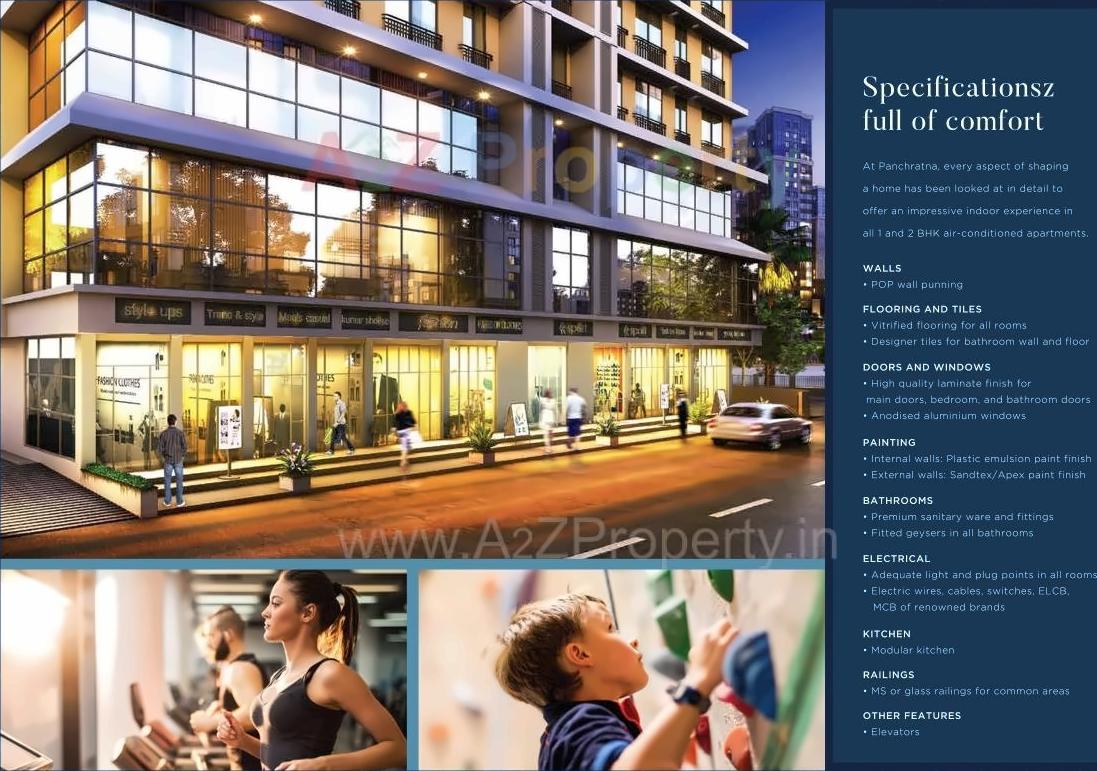 3D Elevation of real estate project Panchratna Nx located at Ward-fsouth, MumbaiCity, Maharashtra