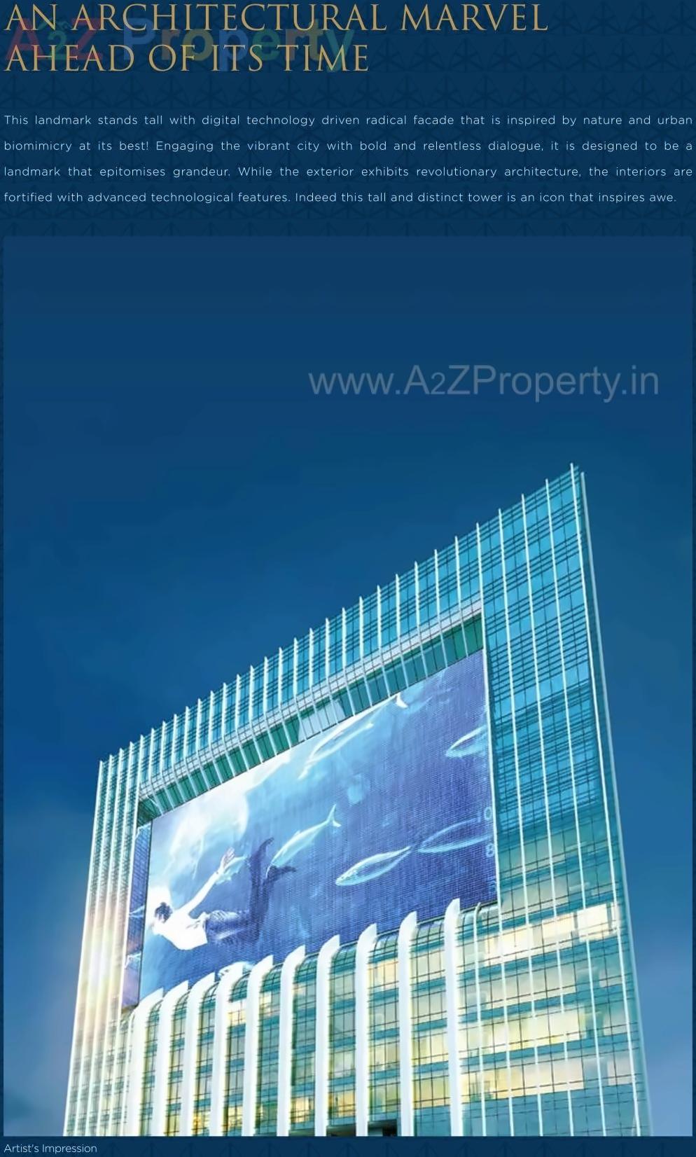 3D Elevation of real estate project Parinee Eminence located at Ward-gsouth, MumbaiCity, Maharashtra