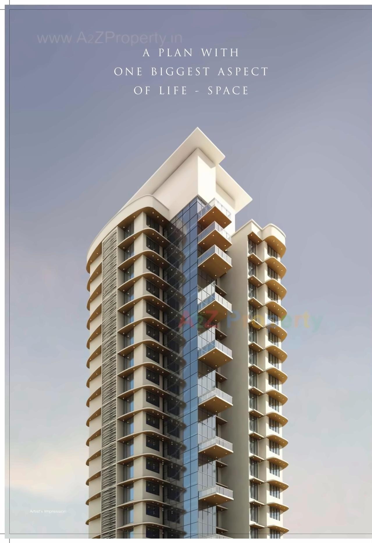 3D Elevation of real estate project Park Pallazzo located at Fnorth400014, MumbaiCity, Maharashtra