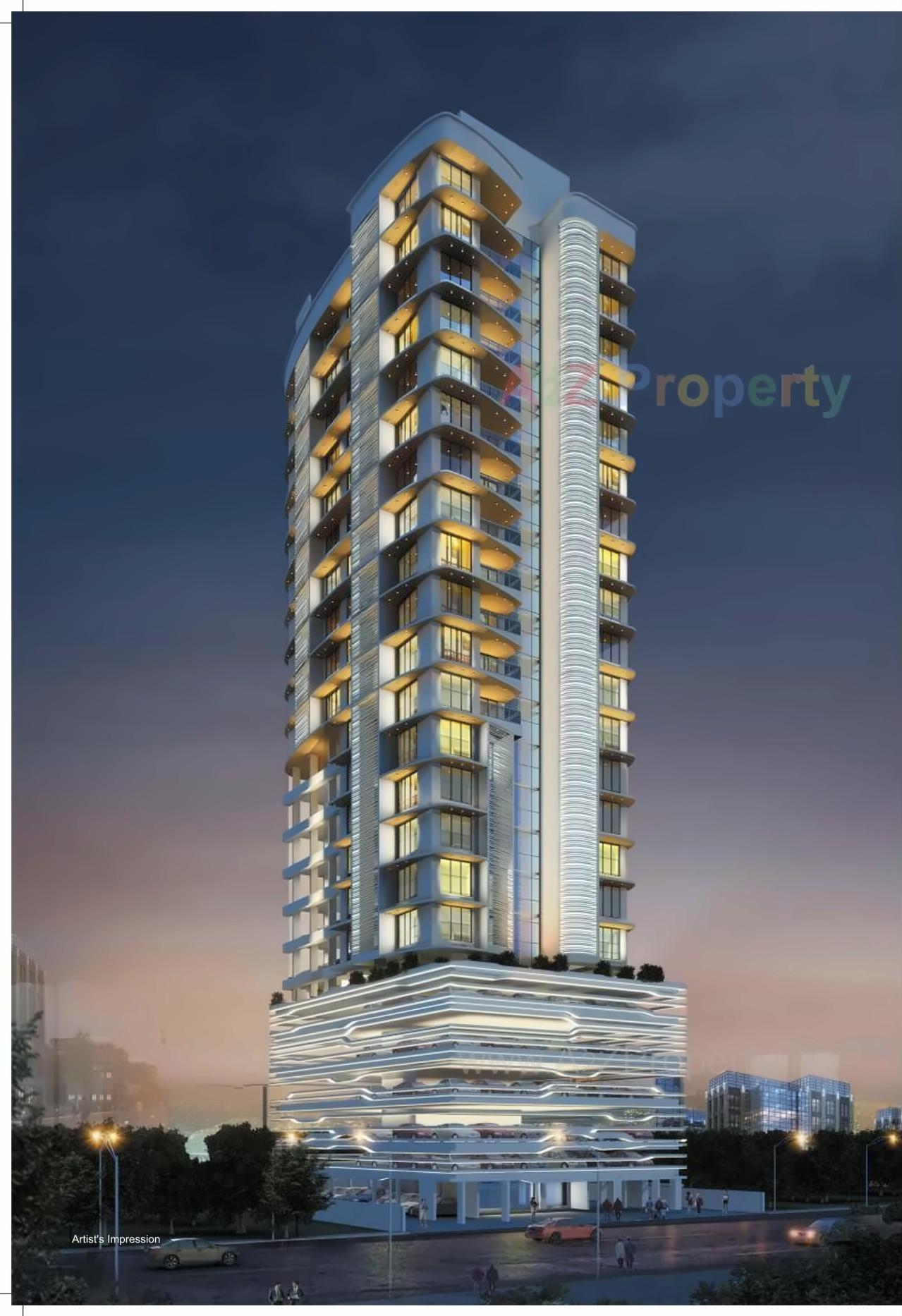 3D Elevation of real estate project Park Pallazzo located at Fnorth400014, MumbaiCity, Maharashtra