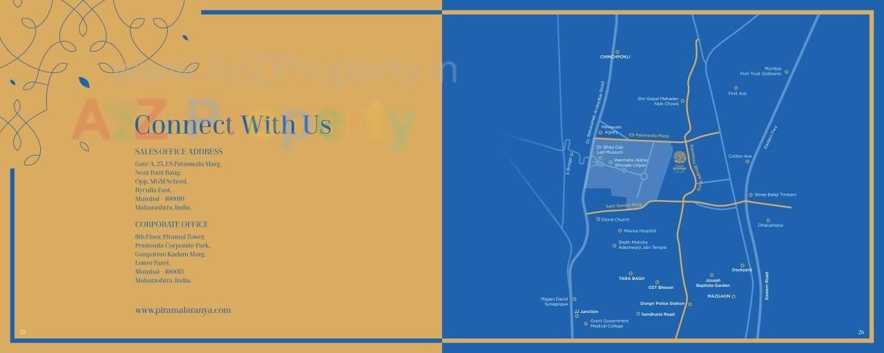 Keyplan of real estate project Piramal Aranya   Wing A located at Mumbai-city, MumbaiCity, Maharashtra