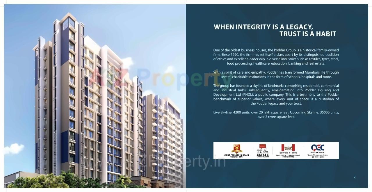 3D Elevation of real estate project Poddar Spraha Diamond located at Mumbai-city, MumbaiCity, Maharashtra