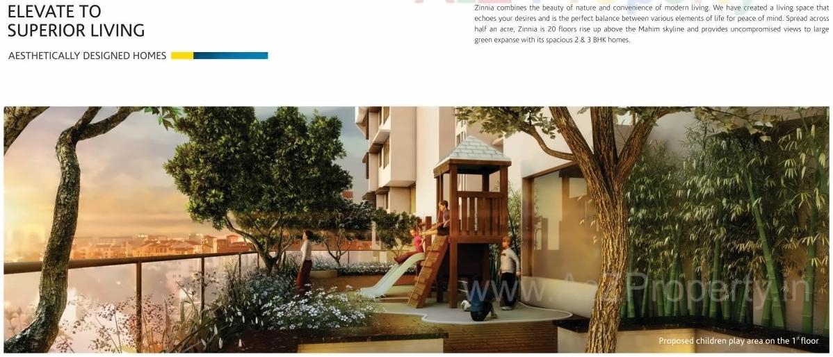 3D Elevation of real estate project Princecare Zinnia located at Gnorth400016, MumbaiCity, Maharashtra