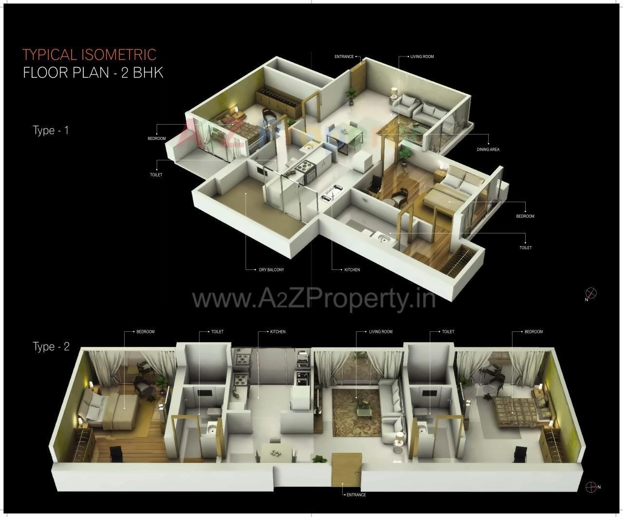 Layout of real estate project Ruparel Ariana located at Fsouth400015, MumbaiCity, Maharashtra