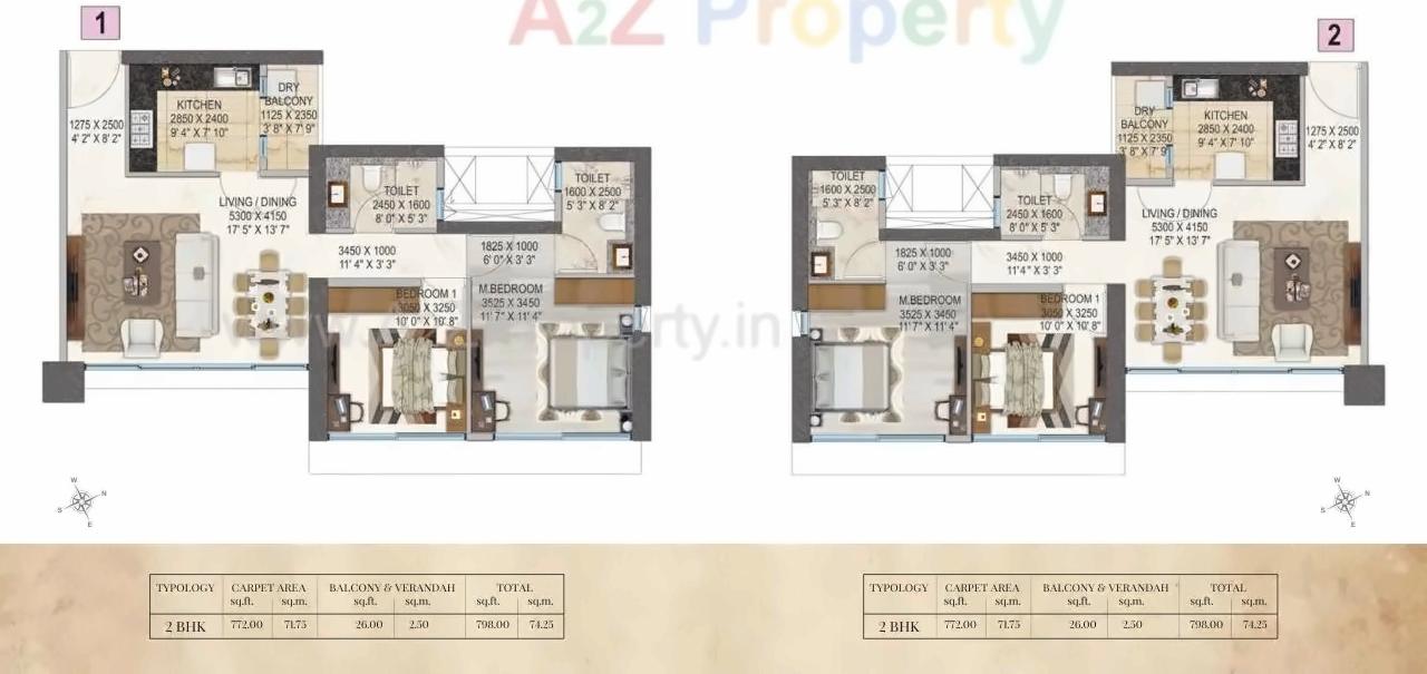 Layout of real estate project Salsette located at E400027, MumbaiCity, Maharashtra