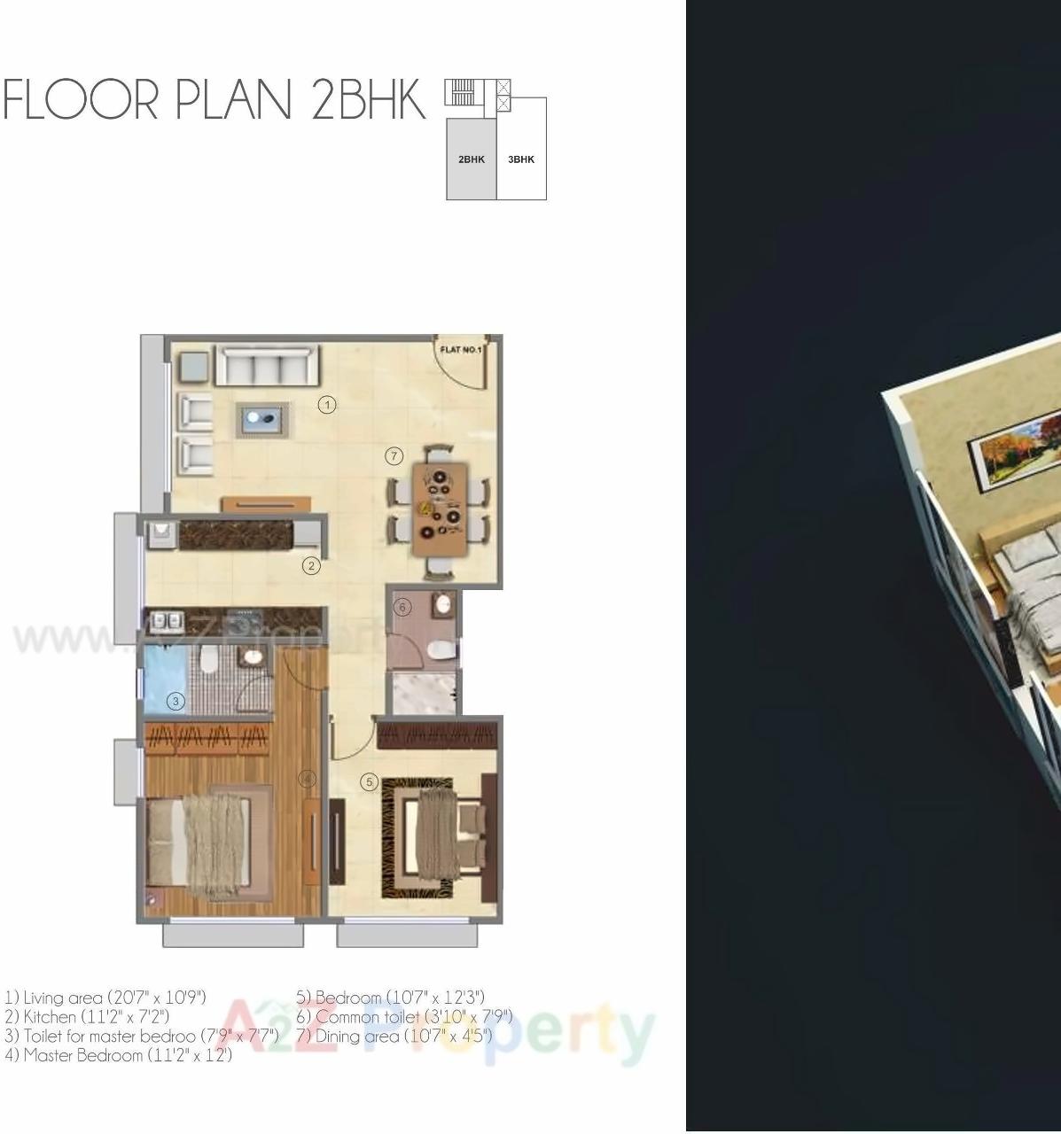 Layout of real estate project Sanghvi Evana located at Gsouth400013, MumbaiCity, Maharashtra