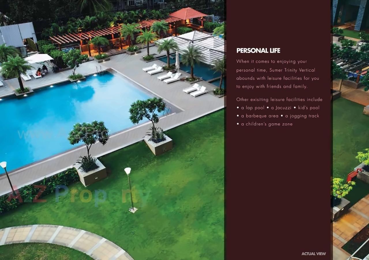 3D Elevation of real estate project Sumer Trinity Vertical located at Gsouth400025, MumbaiCity, Maharashtra