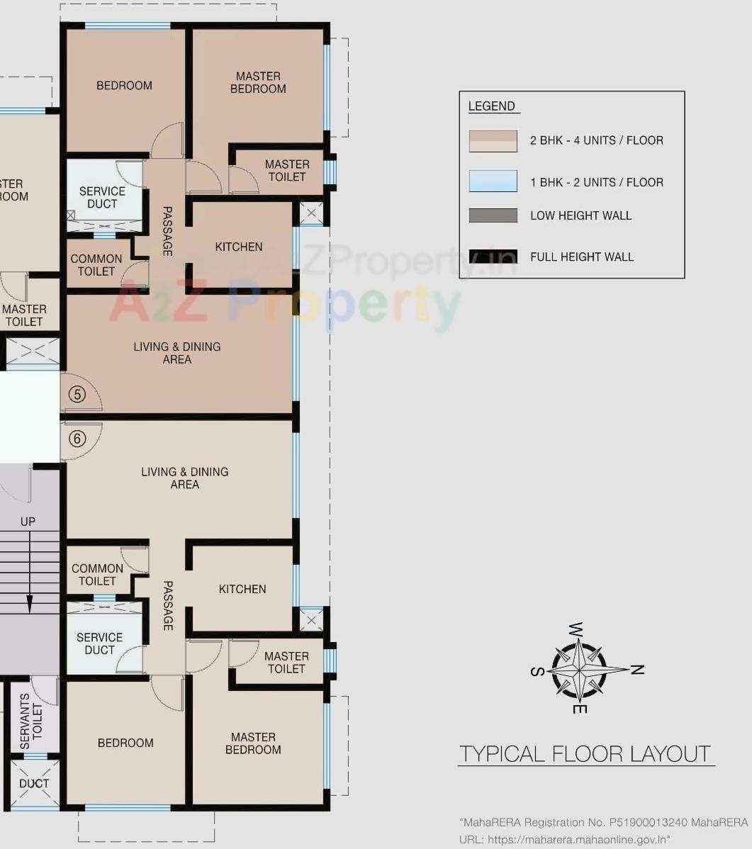 Layout of real estate project The Baya Victoria located at E400011, MumbaiCity, Maharashtra