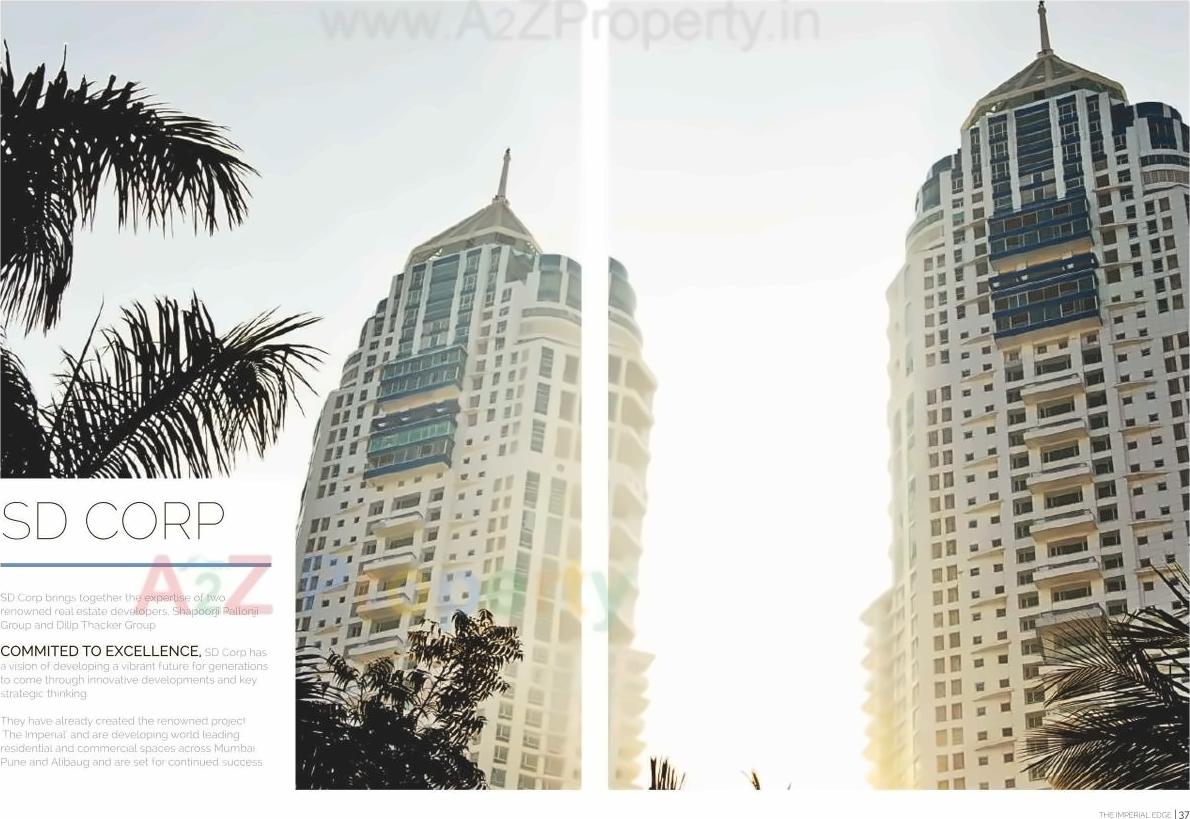3D Elevation of real estate project Wing B Of Composite  Imperial Edge located at Abcd400034, MumbaiCity, Maharashtra