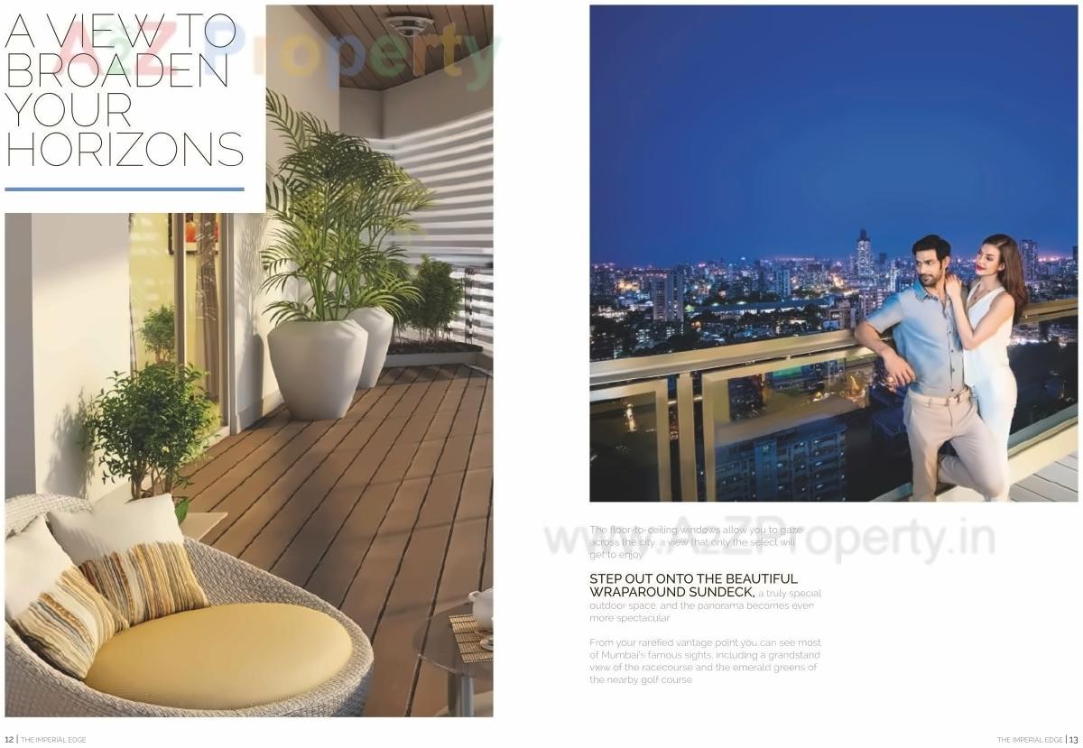 3D Elevation of real estate project Wing B Of Composite  Imperial Edge located at Abcd400034, MumbaiCity, Maharashtra