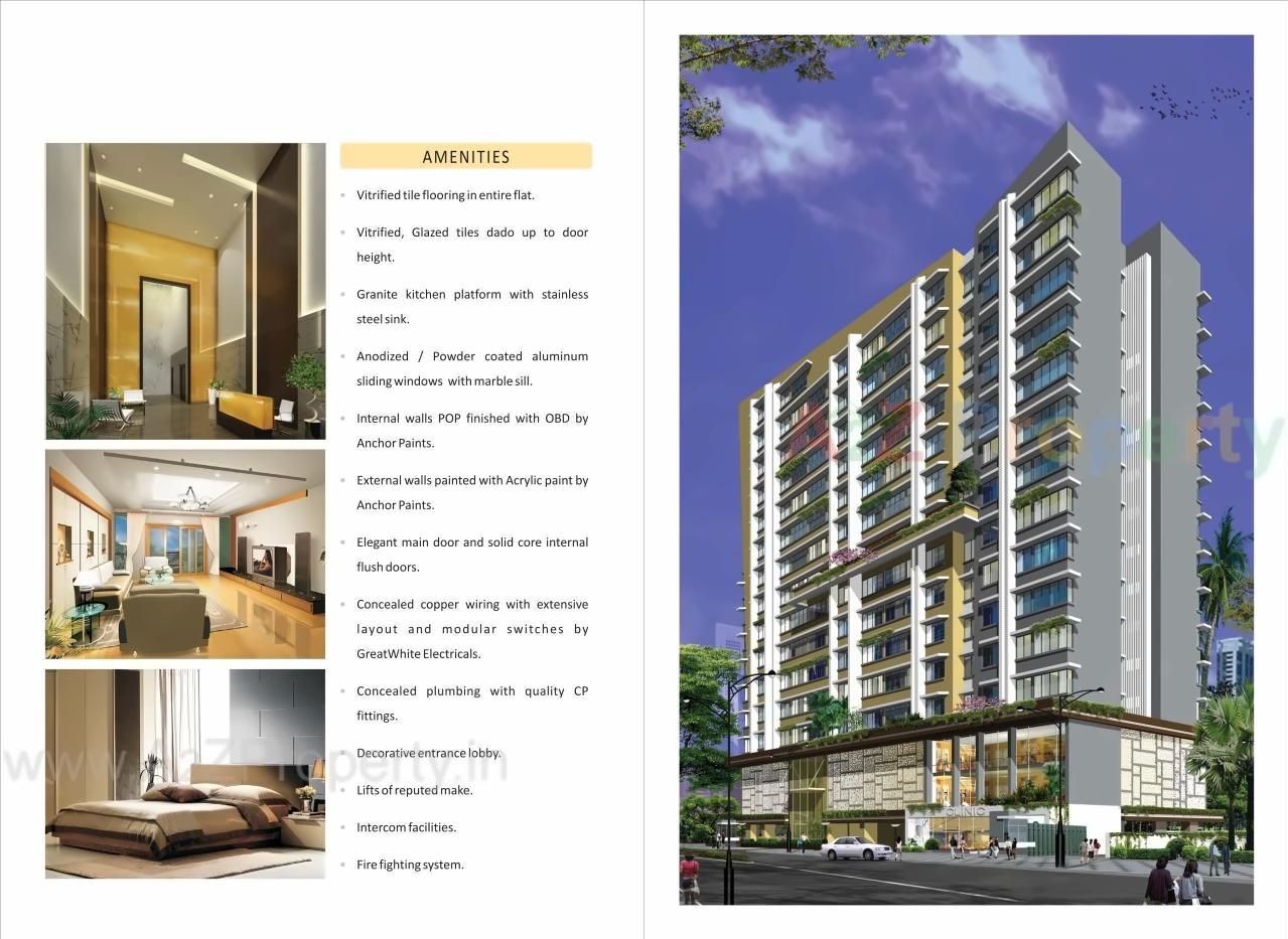 3D Elevation of real estate project 16 Mount Blanc located at Kurla, MumbaiSuburban, Maharashtra