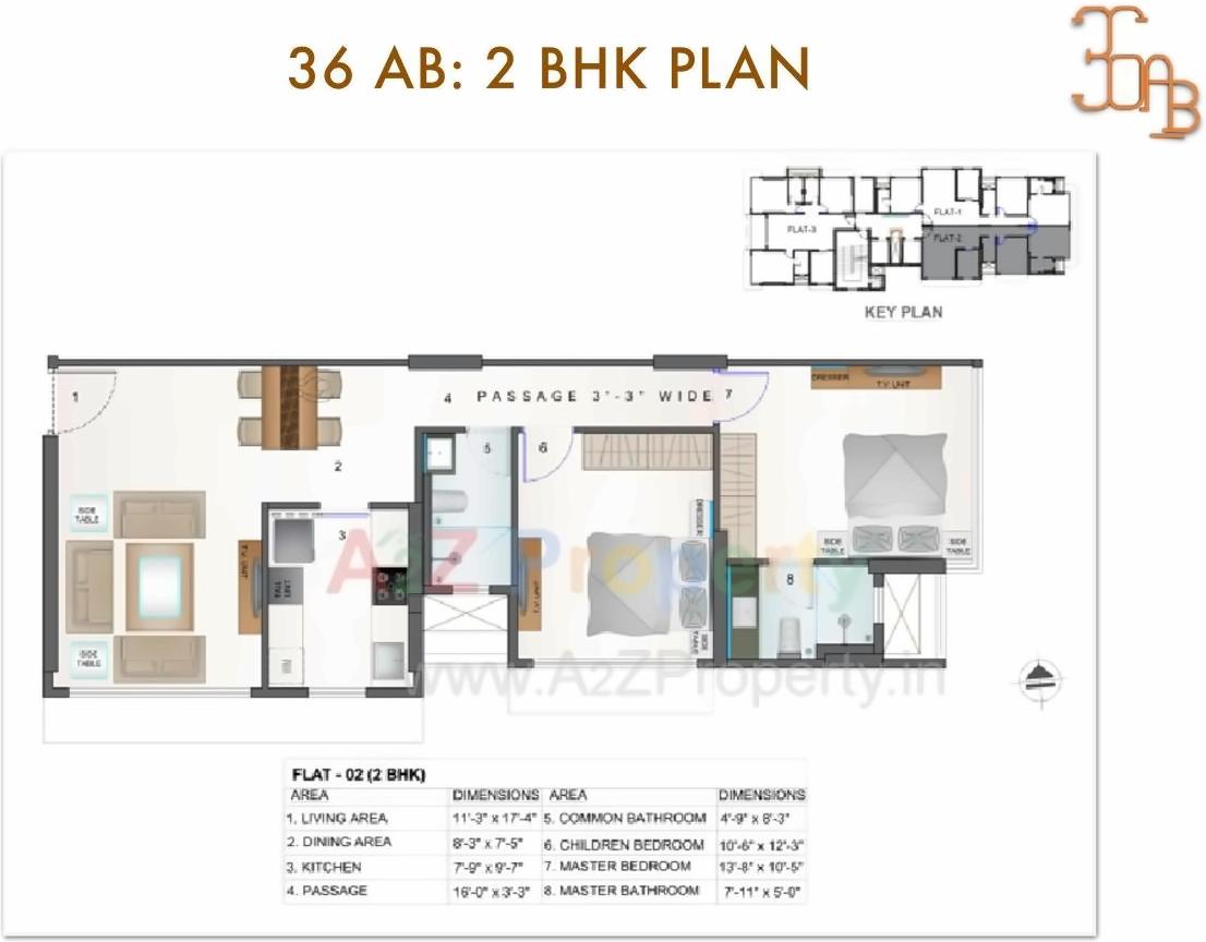 Layout of real estate project 36 Ab   Anand Bhavan located at Andheri, MumbaiSuburban, Maharashtra