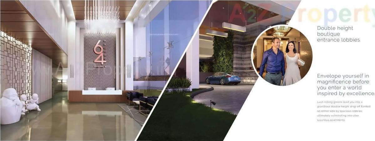 3D Elevation of real estate project 64 Greens located at Andheri, MumbaiSuburban, Maharashtra