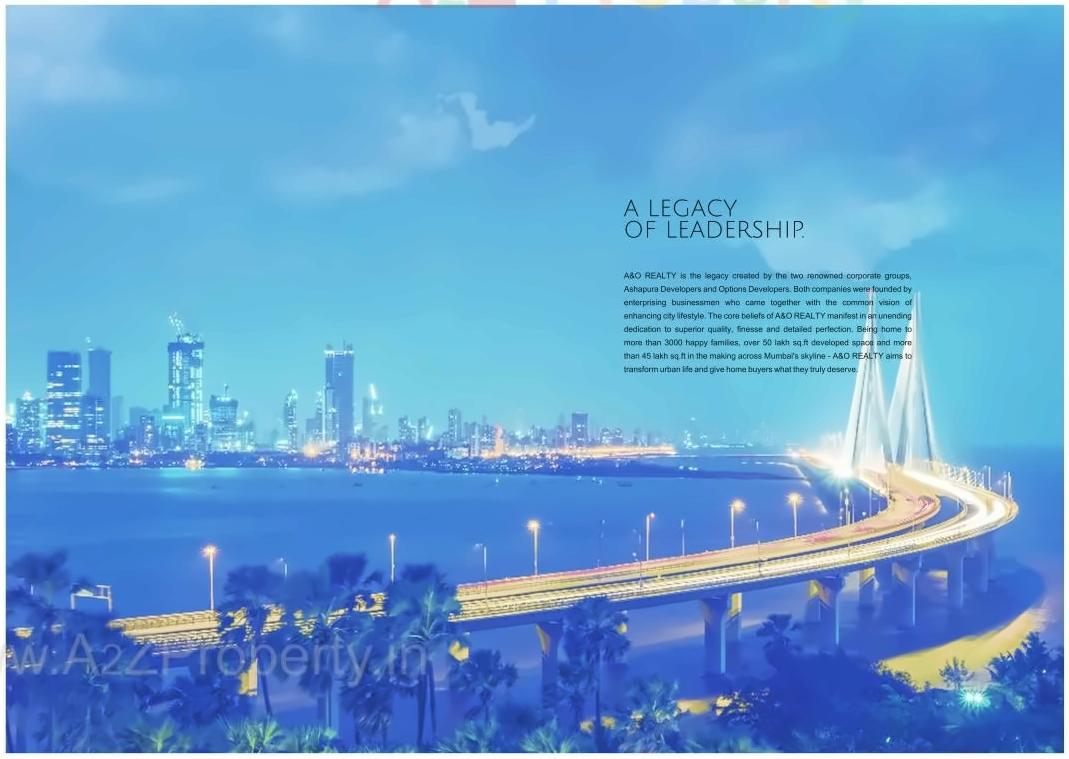 3D Elevation of real estate project A O Excellente located at Kurla, MumbaiSuburban, Maharashtra