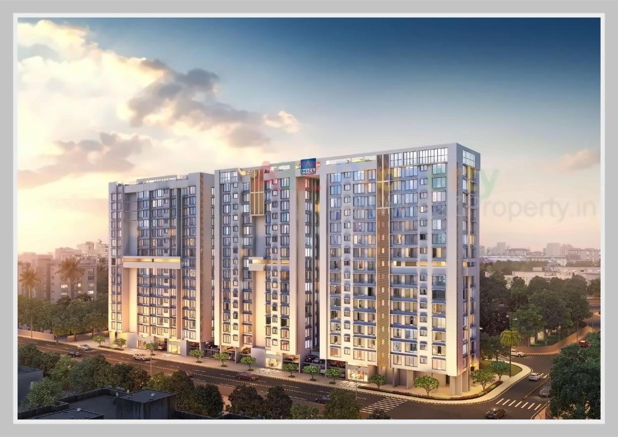 3D Elevation of real estate project Aaradhya Nine located at Kurla, MumbaiSuburban, Maharashtra