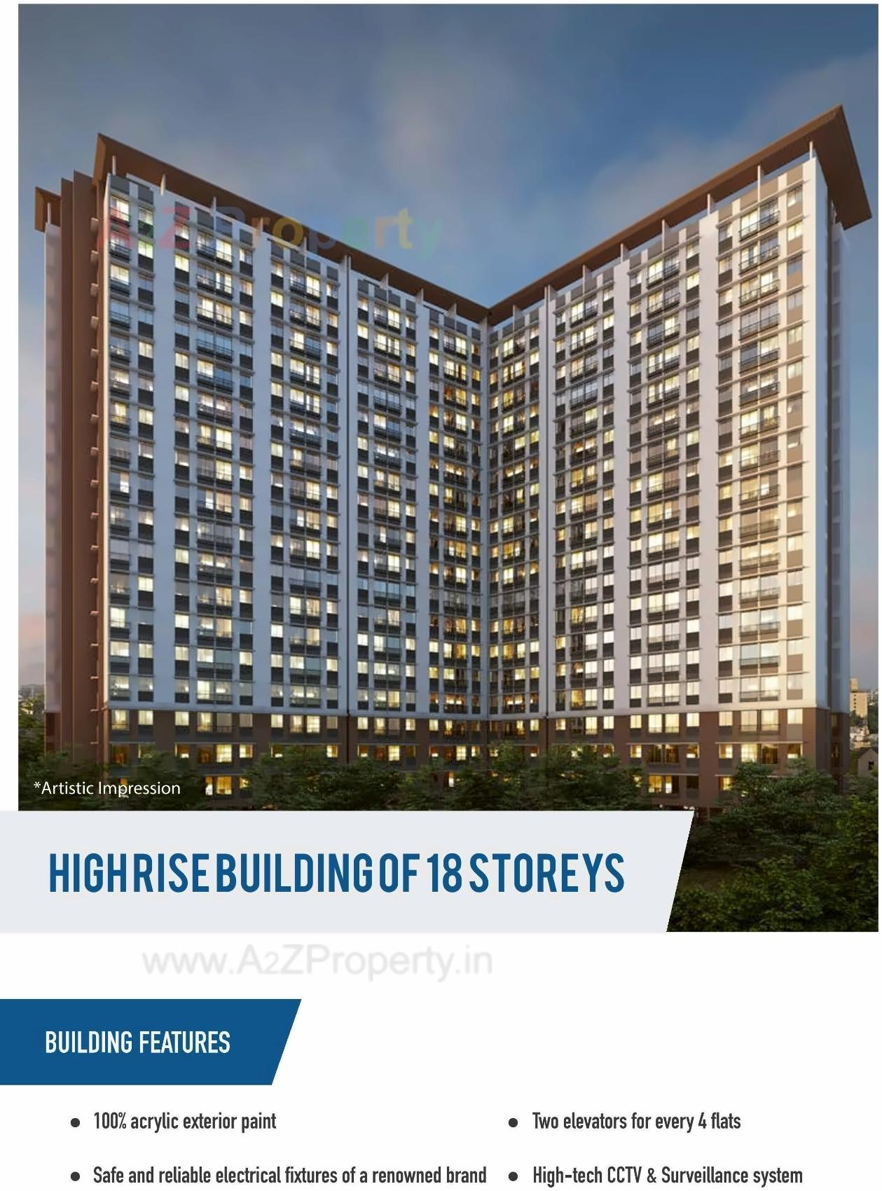 3D Elevation of real estate project Aarambh located at Borivali, MumbaiSuburban, Maharashtra