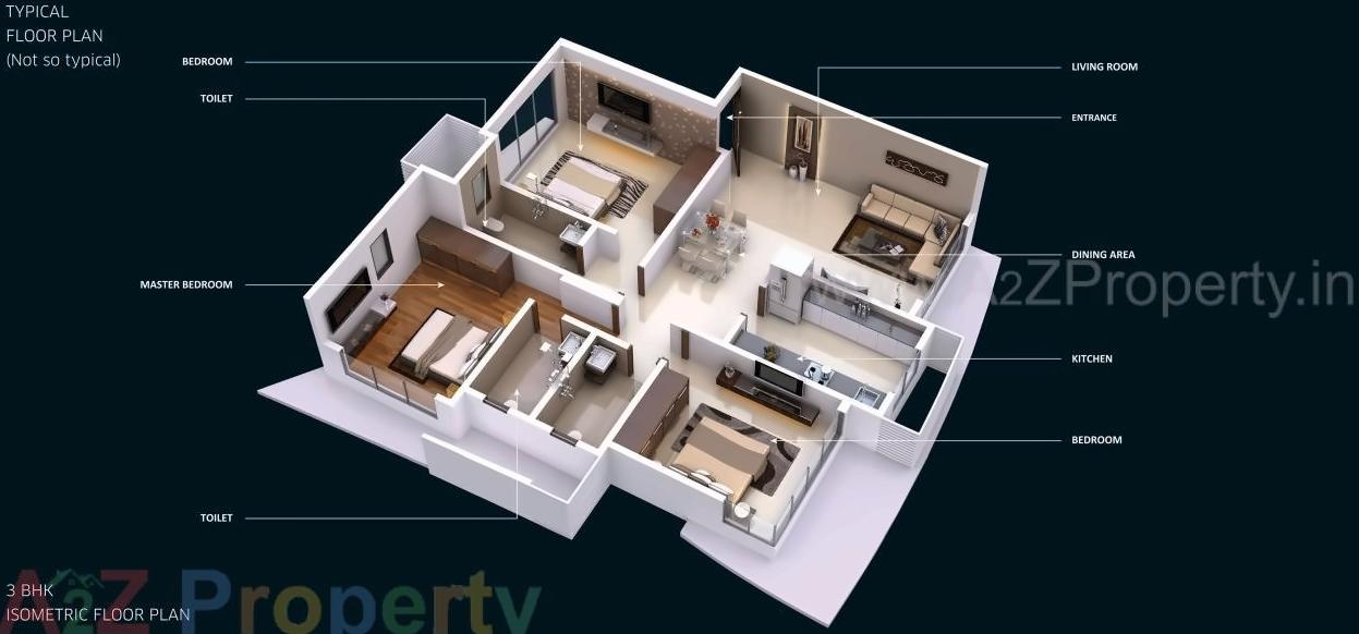 Layout of real estate project Aayush Poornima located at Kurla, MumbaiSuburban, Maharashtra