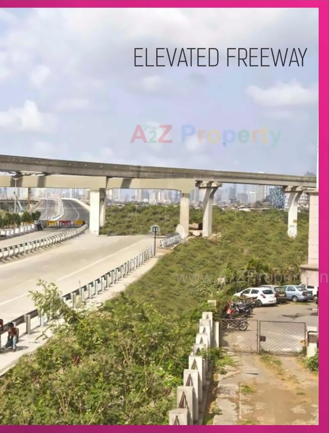 3D Elevation of real estate project Ajmera Treon located at Kurla, MumbaiSuburban, Maharashtra