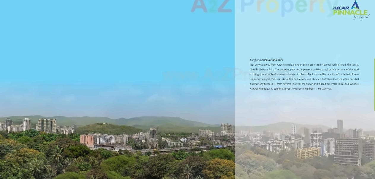 3D Elevation of real estate project Akar Pinnacle located at Borivali, MumbaiSuburban, Maharashtra