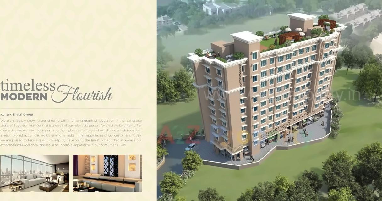 3D Elevation of real estate project Alpha Residency located at Borivali, MumbaiSuburban, Maharashtra