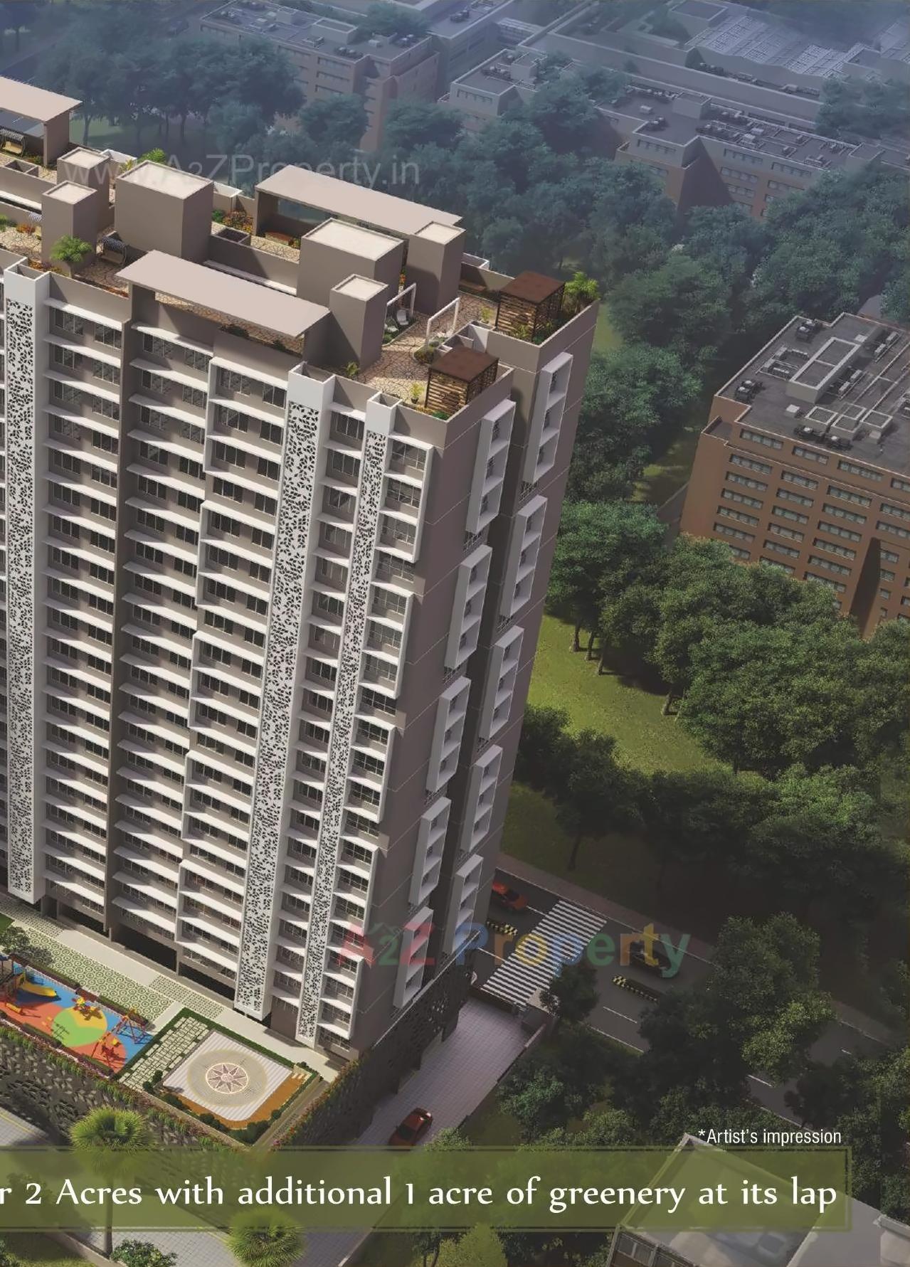 3D Elevation of real estate project Ananda Residency located at Borivali, MumbaiSuburban, Maharashtra