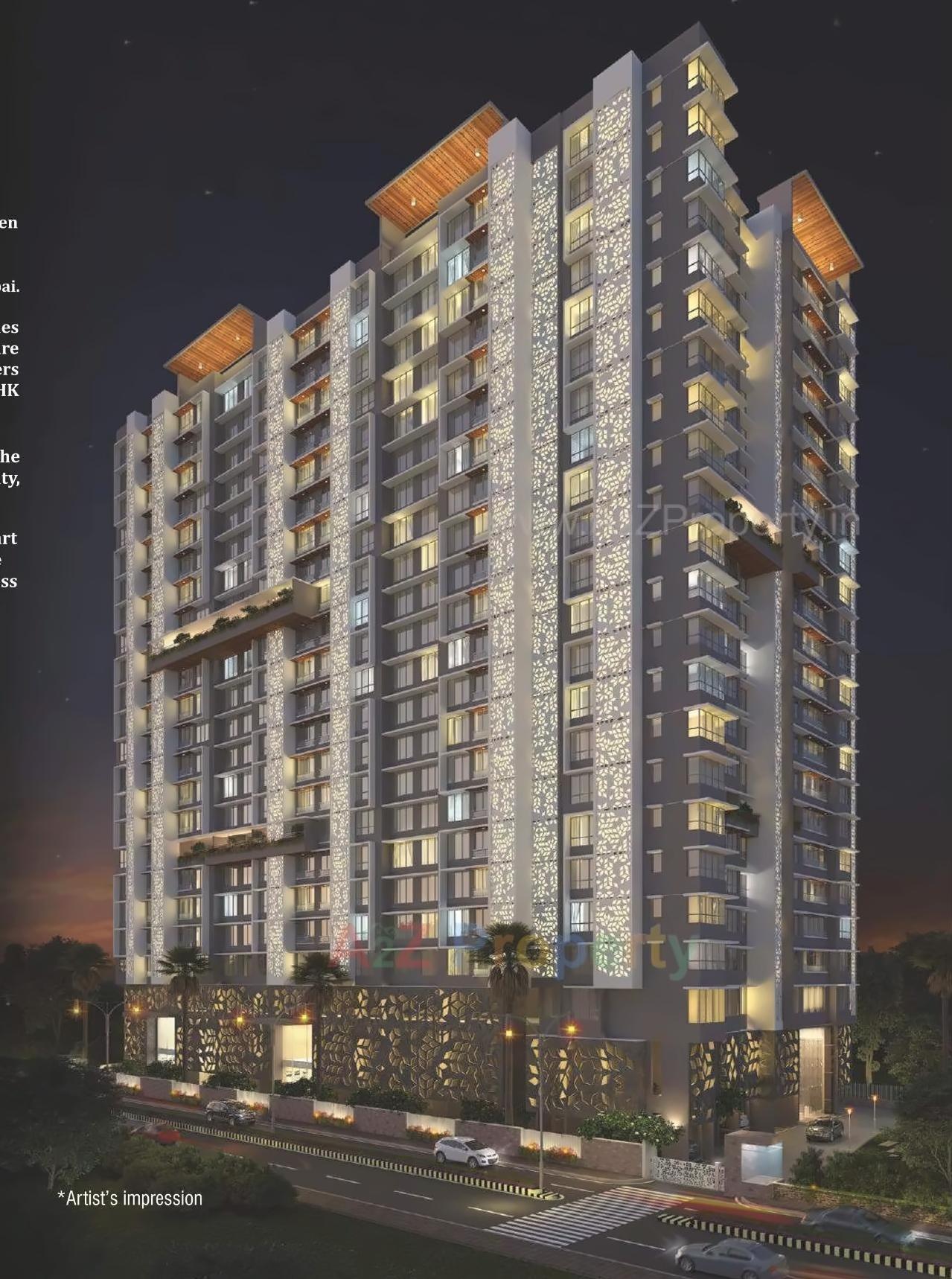 3D Elevation of real estate project Ananda Residency located at Borivali, MumbaiSuburban, Maharashtra