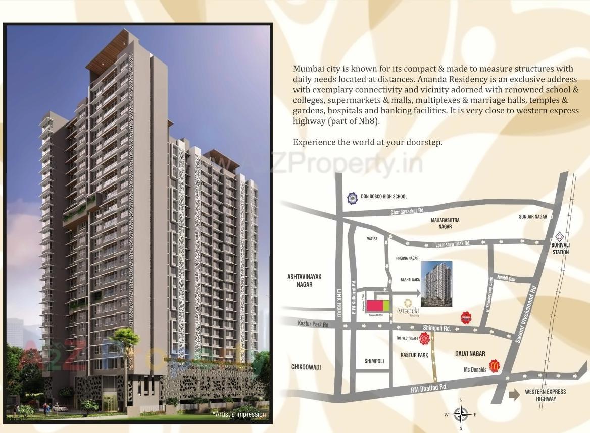  of real estate project Ananda Residency located at Borivali, MumbaiSuburban, Maharashtra