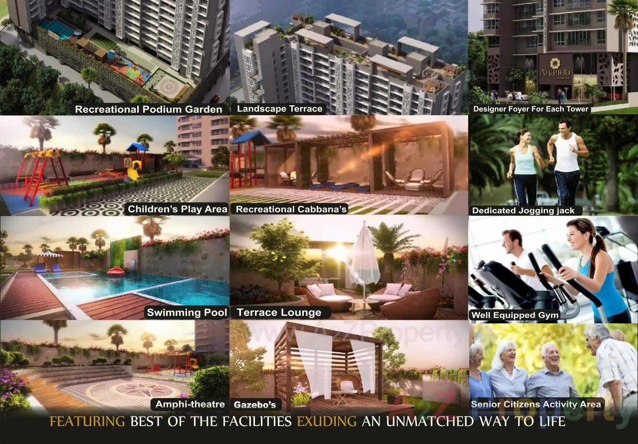 3D Elevation of real estate project Ananda Residency located at Borivali, MumbaiSuburban, Maharashtra