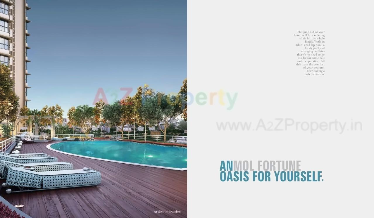 3D Elevation of real estate project Anmol Fortune located at Borivali, MumbaiSuburban, Maharashtra