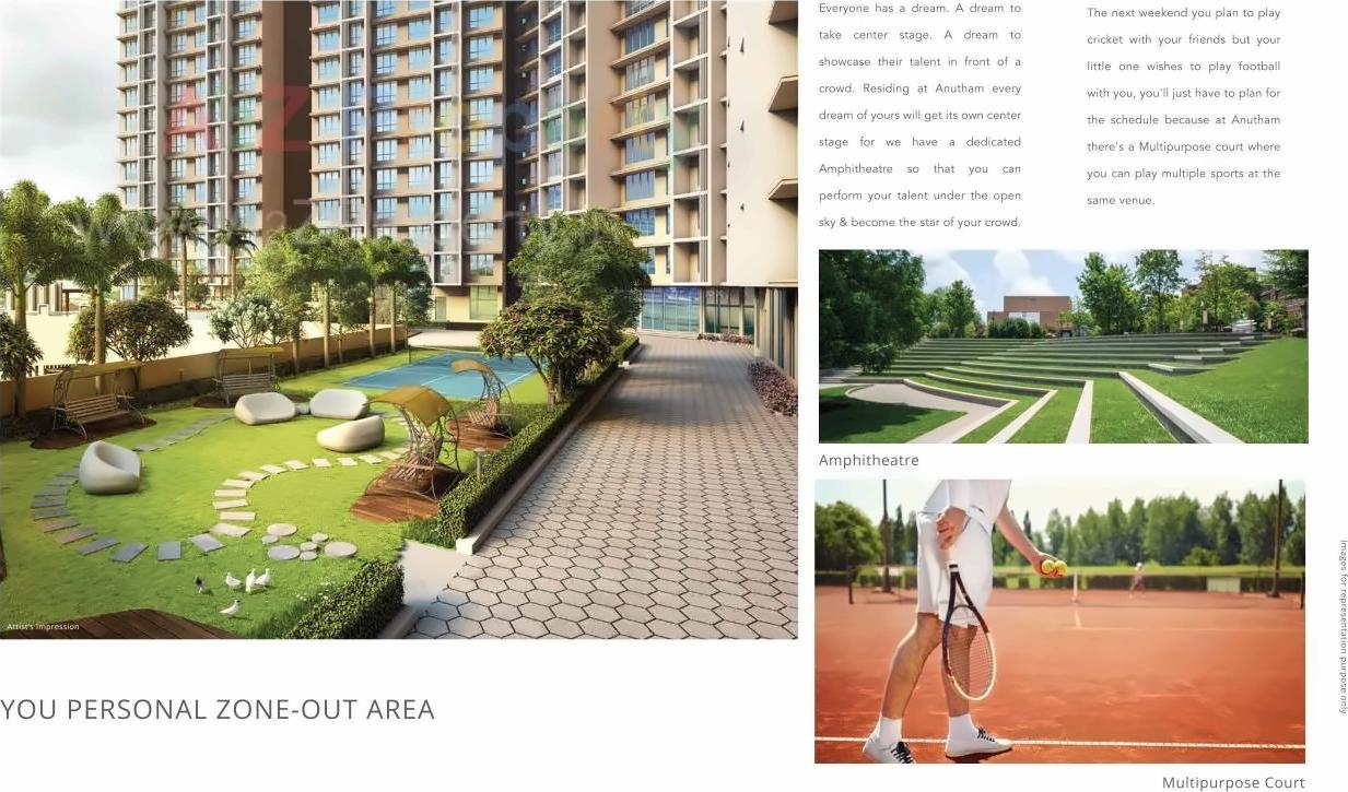 3D Elevation of real estate project Anutham located at Kurla, MumbaiSuburban, Maharashtra