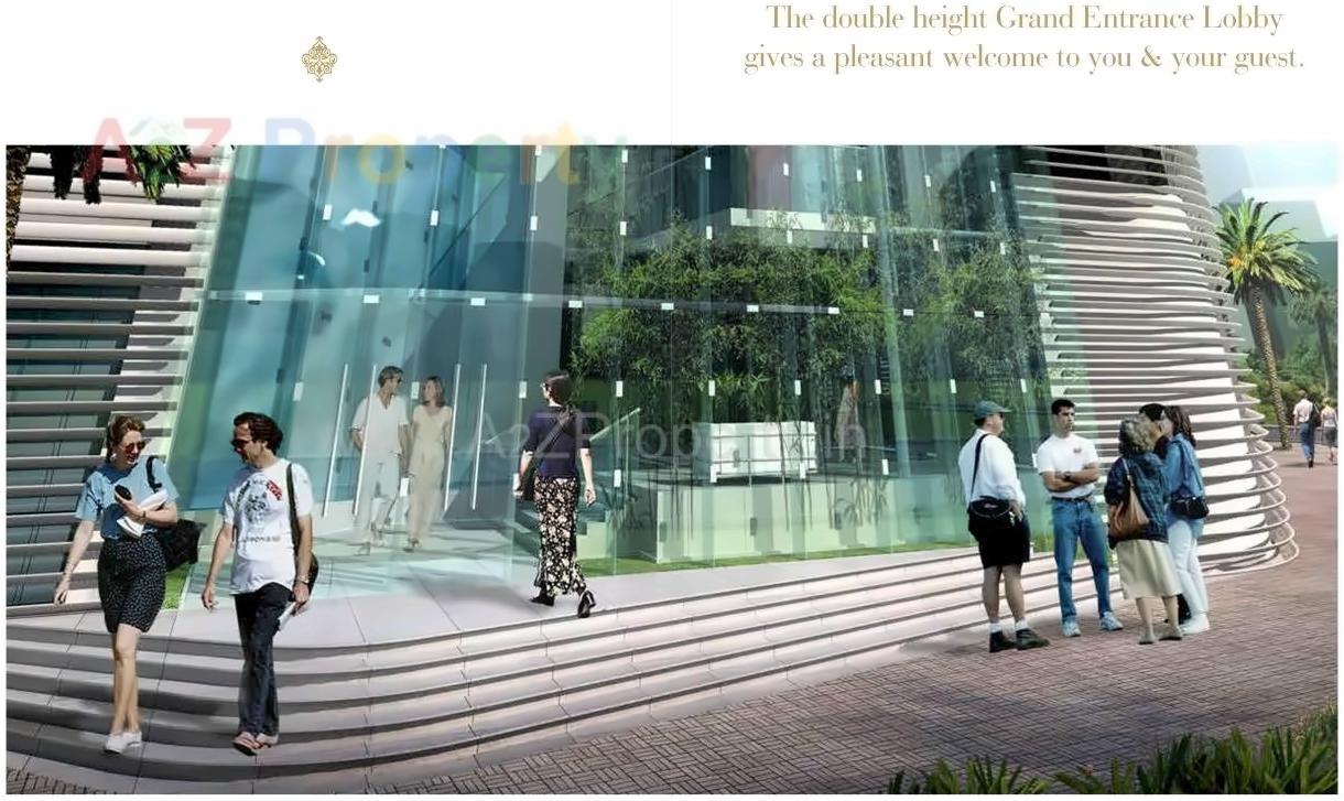 3D Elevation of real estate project Aquaria Grande, B Floor 33 located at Borivali, MumbaiSuburban, Maharashtra